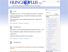 Tablet Screenshot of hungerplus.org